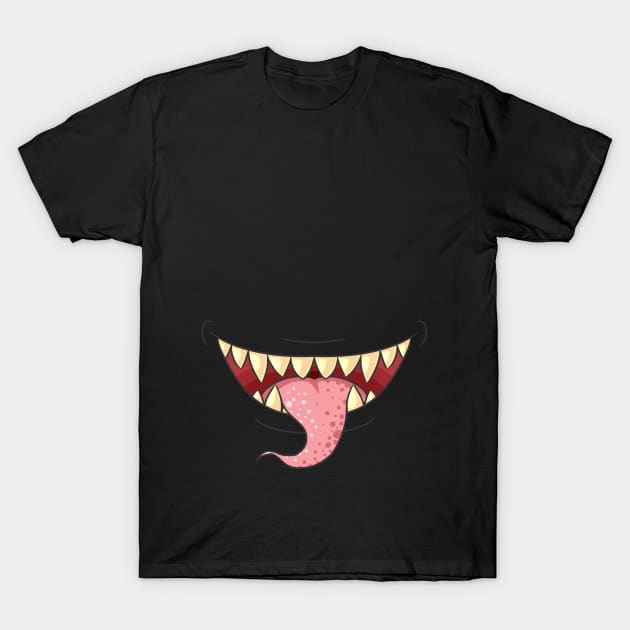 Tummy Mouth T-Shirt by skelico